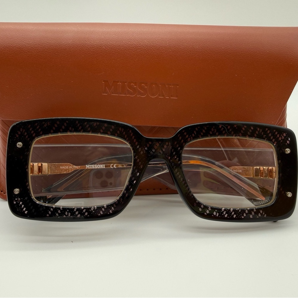 Missoni Black Quilt Pattern Sunglasses